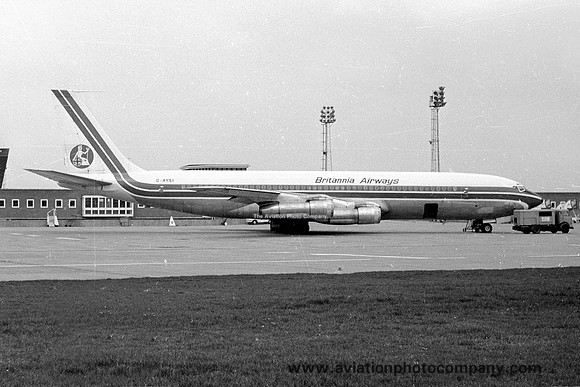 Britannia Airways Boeing 707 G-AYSI (1971)