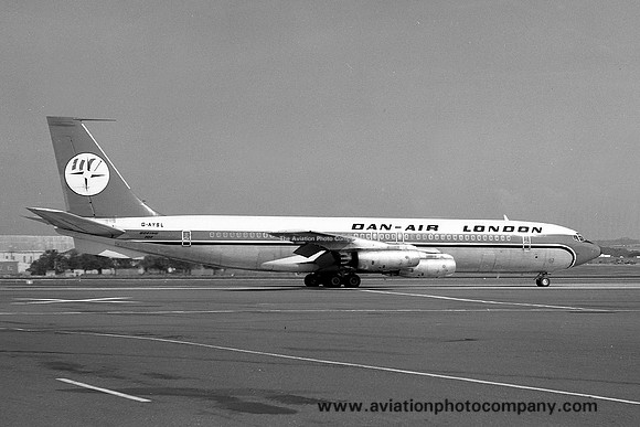 Dan Air London Boeing 707 G-AYSL (1971)