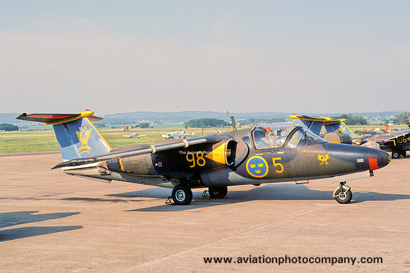 Swedish Air Force F5 SAAB 105 Sk60A 60098 (1978)
