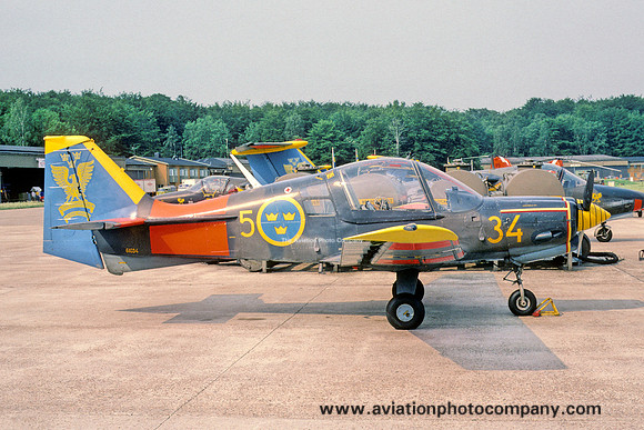 Swedish Air Force F5 SAL Sk61 Bulldog 61034 (1978)