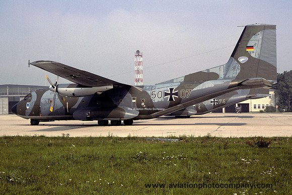 West German Air Force LTG61 Transall C-160 50+07 (1982)