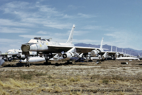 USAF Convair B-58A Hustler 61-0269 at MASDC Davis Monthan (1973)