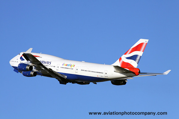 British Airways Boeing 747-400 G-BNLG 'Dreamflight' at London Heathrow (2012)