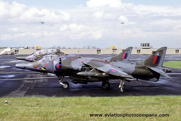 RAF 233 OCU Hawker Siddeley Harrier GR.3 XV752/M at Newcastle (1979)