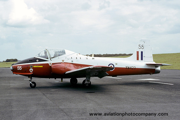 RAF 3 FTS Hunting Jet Provost T.5 XW423/55 (1979)