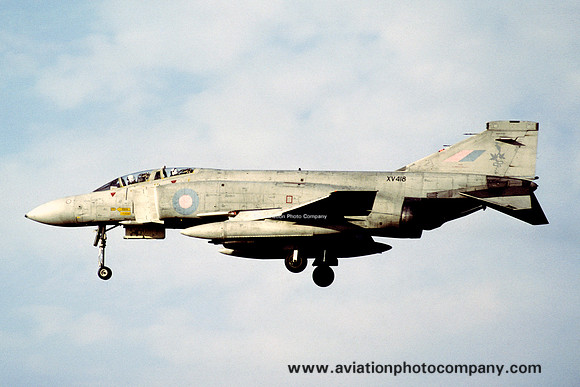 RAF 92 Squadron McDonnell F-4M Phantom FGR.2 XV418 (1979)