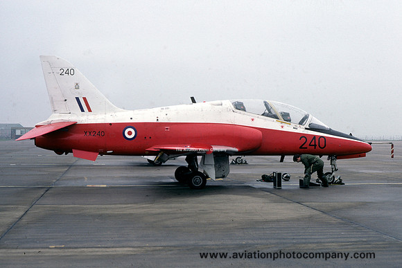 RAF 4 FTS Hawker Siddeley Hawk T.1 XX240 (1979)