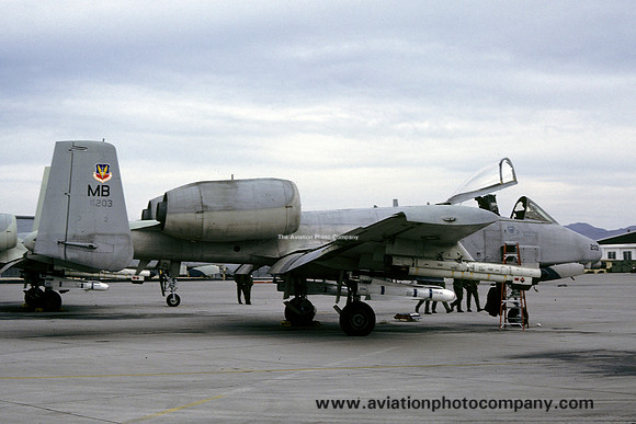 USAF 354 TFW Fairchild A-10A 77-0203/MB (1980)