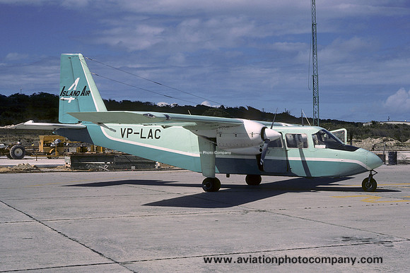 Island Air Britten-Norman BN-2A Islander VP-LAC (1979)