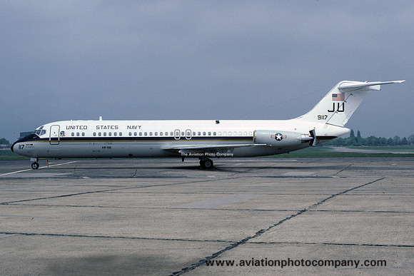 US Navy VR-56 Douglas C-9B Skytrain 159117/JU (1985)