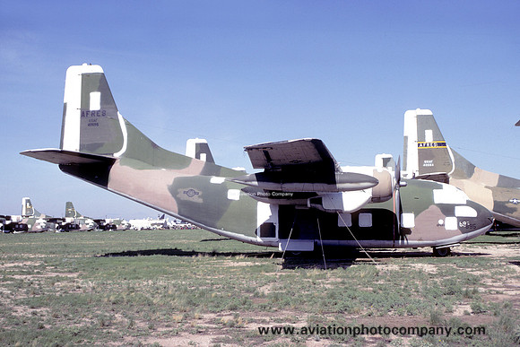 USAF AFRes Fairchild C-123K 54-0695 at MASDC Davis Monthan (1983)