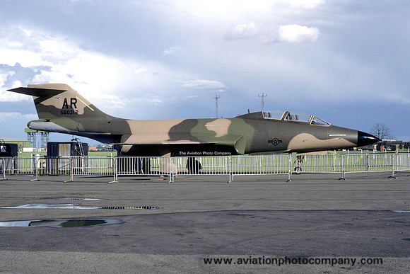 USAF BDRF McDonnell F-101F 56-0312 at RAF Alconbury (1985)