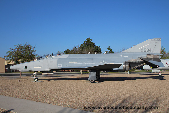USAF Idaho ANG McDonnell RF-4C Phantom 68-0594 displayed at Boise Airport (2015)