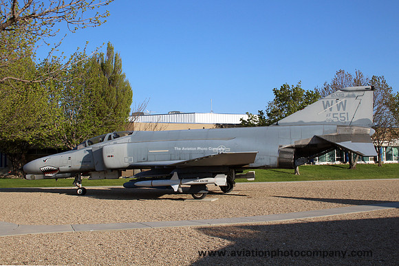 USAF Idaho ANG McDonnell F-4G 69-7551 displayed at Boise Airport (2015)