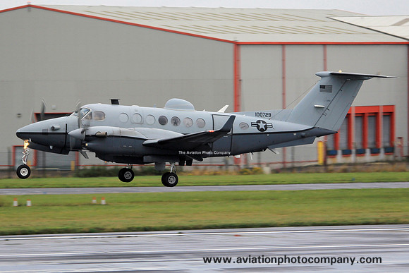 USAF 9 RW Beech MC-12W 10-0729 at Prestwick (2014)