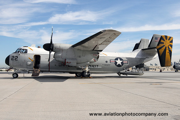 US Navy VFC-30 Grumman C-2A Greyhound 162140/22 at NAS North Island (2014)
