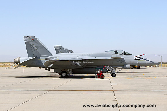 US Navy VFA-122 McDonnell Douglas F/A-18E Hornet 168878/NJ-256 at NAS Lemoore (2014)