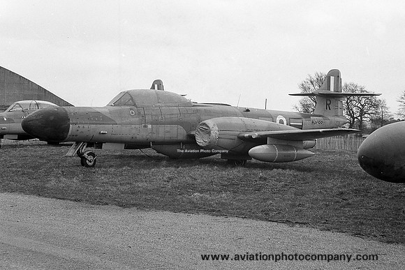 RAF 152 Squadron Gloster Meteor NF.14 WA789 at 33 MU RAF Lyneham (1963)