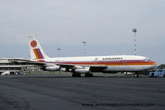 Aeroamerica Boeing 720 N734T at Newcastle (1979)