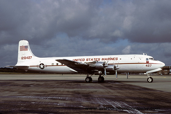 US Marines HQ Douglas C-118B 128427 (1978)