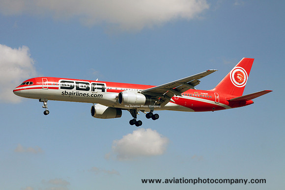 SB Airlines Boeing 757-200 YV304T at Miami (2012)
