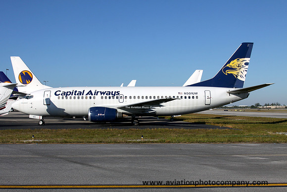 Capital Airways Boeing 737-300 N501UW at Opa Locka (2012)