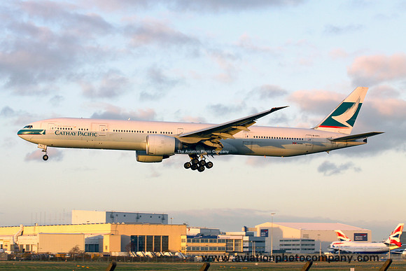 Cathay Pacific Boeing 777-300ER B-KPC at London Heathrow (2012)