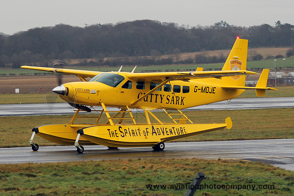 Cutty Sark Cessna 208 Floatplane G-MDJE at Prestwick (2012)