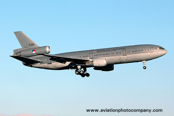 Dutch Air Force 334 Sqn McDonnell Douglas DC-10-30 T-255 at Prestwick (2012)
