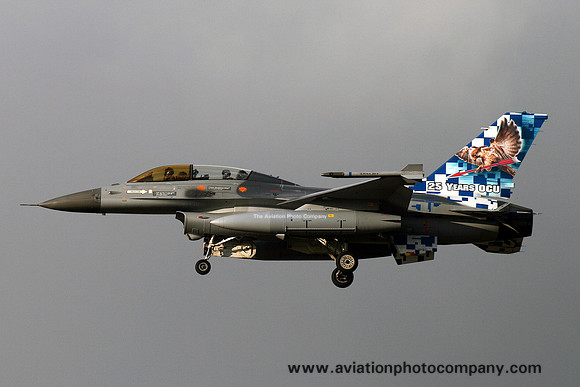 Belgian Air Force GD F-16BM FB-24 '25 Years OCU' at Kleine Brogel (2013)