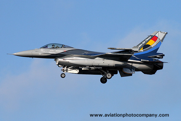 Belgian Air Force 2 Wing GD F-16AM FA-84 special colour scheme at Kleine Brogel (2013)