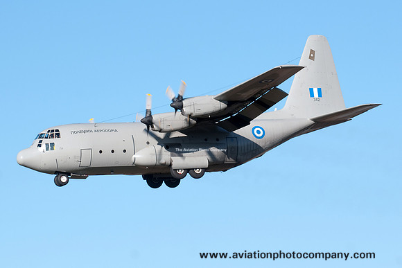 Greek Air Force 356 Mira Lockheed C-130H Hercules 742 at Eindhoven (2012)