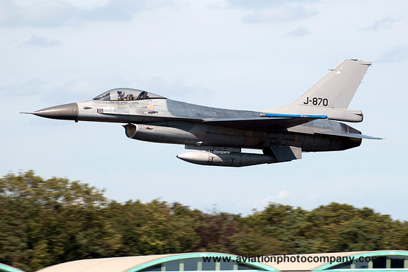 Dutch Air Force GD F-16AM J-870 at Gilze Rijen Airshow (2012)