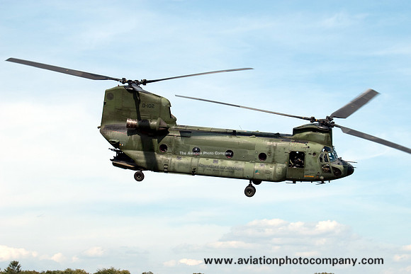 Dutch Air Force 298 Squadron Vertol CH-47D Chinook D-102 at Gilze Rijen Airshow (2012)