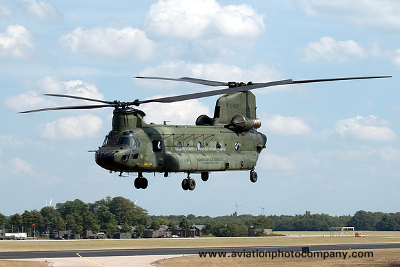 Dutch Air Force 298 Squadron Vertol CH-47D D-667 at Gilze Rijen Airshow (2012)