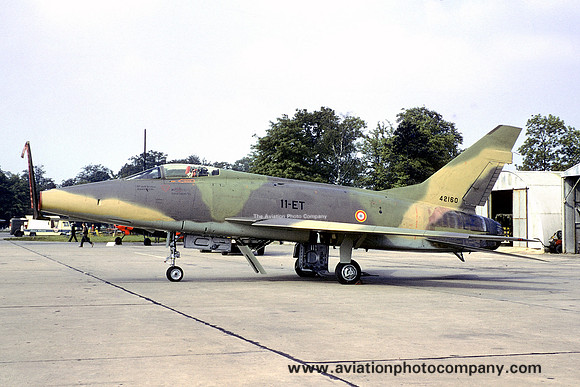 French Air Force EC1/11 North American F-100D Super Sabre 42160/11-ET (1972)