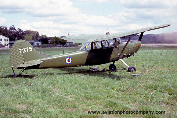 Norwegian Army Cessna O-1A Bird Dog 7375 (1989)