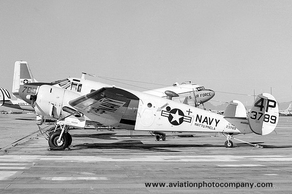 US Navy Beech UC-45J Expeditor 23789/4P at MASDC Davis Monthan
