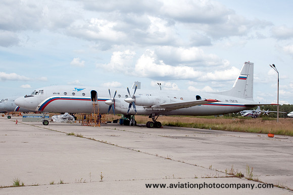 Russian Air Force Ilyushin Il-18E RA-75676 at Chakalovsky (2012)