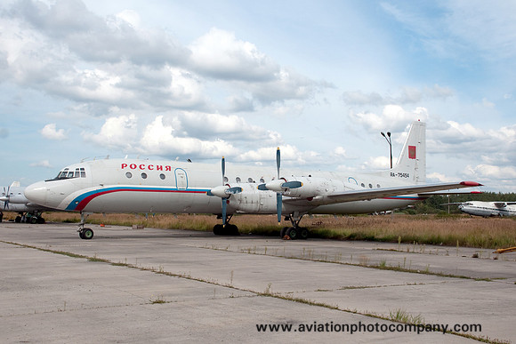 Russian State Transport Ilyushin Il-18D RA-75454 at Chakalovsky (2012)