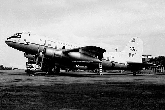 RAF Far East 48 Squadron Handley Page Hastings C.1A TG531 (1966)