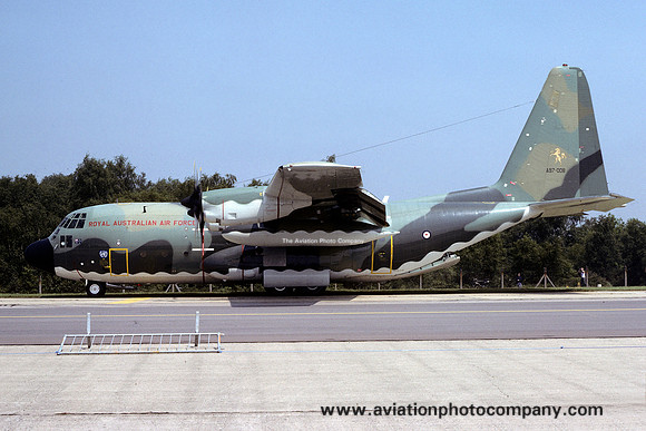 RAAF 36 Squadron Lockheed C-130H Herucles A97-008 at IAT Greenham Common (1979)