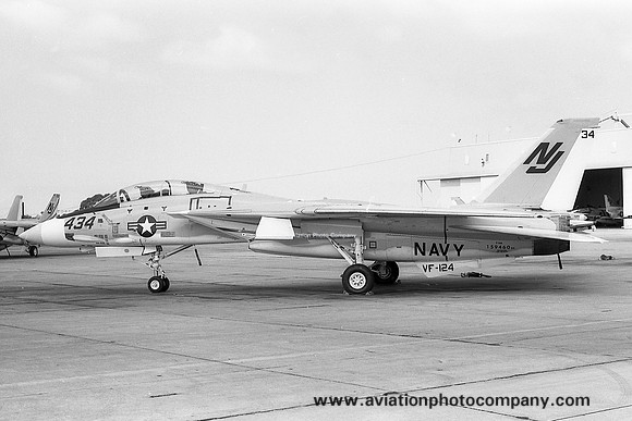 US Navy VF-124 Grumman F-14A Tomcat 159460/NJ-434 (1975)