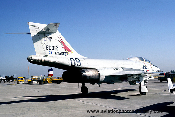 USAF Oregon ANG 123 FIS McDonnell F-101B 58-0312/09 (1980)