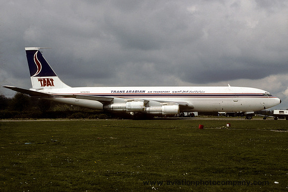 Trans Arabian Air Transport Boeing 707-351C at Lasham (1997)