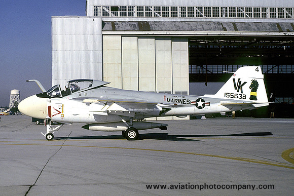 USMC VMA-121 Grumman A-6E Intruder 155638/VK4 (1978)