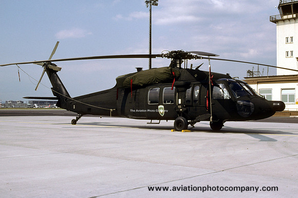 US Army HQ SHAPE Sikorsky UH-60A Blackhawk 86-24584 (1998)
