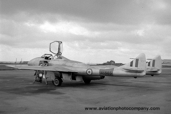 RAF De Havilland Vampire T.11 XE885 (1957)