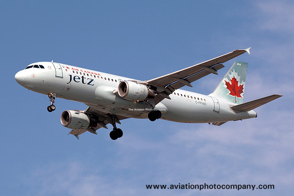 Air Canada Jetz Airbus A320-200 C-FPWD at Los Angeles (2012)