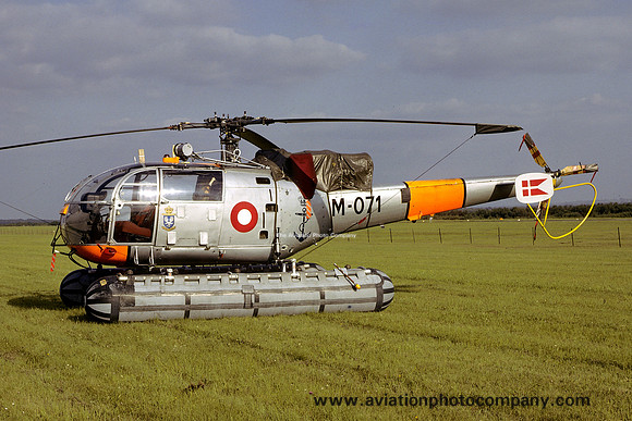 Danish Air Force Esk 722 Sud Alouette III M-071 (1979)